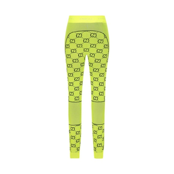 Gucci Neon Yellow Leggings - Picture 5 of 6